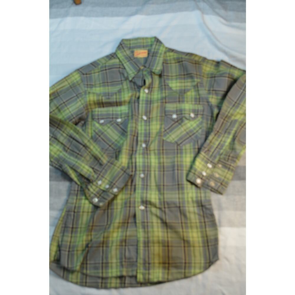 vintage Gold Star Sanforized plaid shirt
